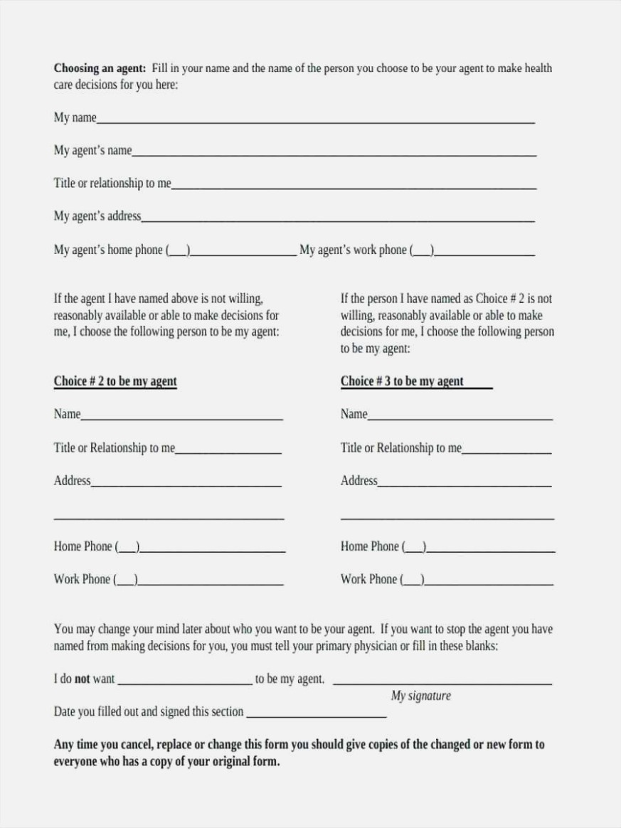 Download Nevada Living Will Form Advance Directive Pdf Free 