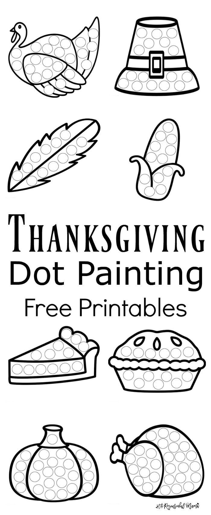 Thanksgiving Dot Painting {Free Printables} | Best Of Kids And - Free Printable Thanksgiving Activities