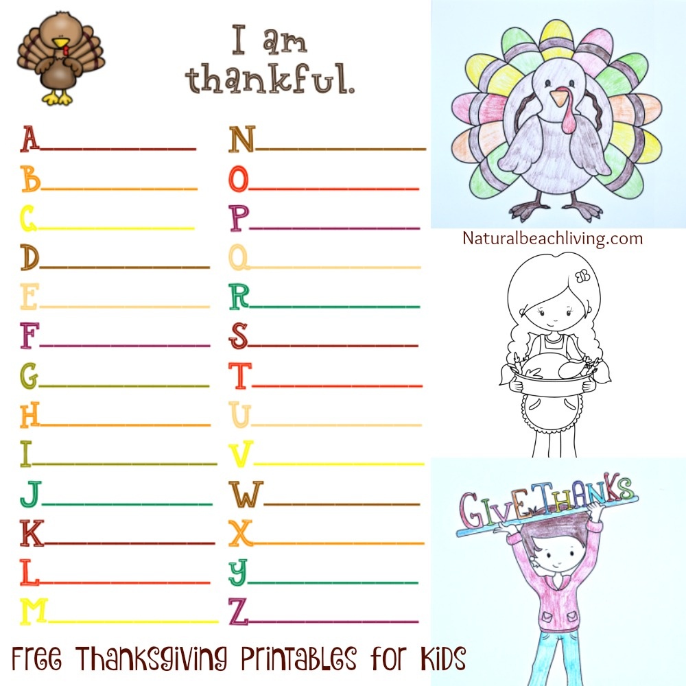 Thanksgiving Printables For Kids - Natural Beach Living - Thanksgiving Games Printable Free