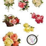 The Artzee Blog: Free Vintage Victorian Roses Printable | Free   Free Printable Decoupage Flowers