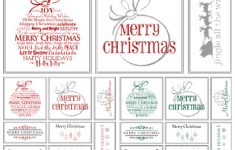The Best Free Christmas Printables – Gift Tags, Holiday Greeting – Free Printable Happy Holidays Gift Tags
