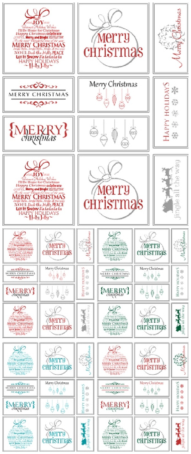Free Printable Happy Holidays Gift Tags