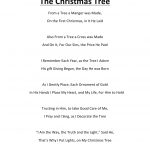 The Christmas Tree Poemk. Ross My Good Friend In Christ Jesus   Free Printable Christian Christmas Poems