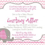 The Fascinating Free Baby Shower Invitation Templates Download   Free Printable Monkey Girl Baby Shower Invitations