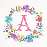 The Letter A Typography Art | Artwork: Typography Letters In 2019   Free Printable Photo Letter Art