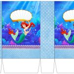 The Little Mermaid Birthday: Free Printable Boxes.   Oh My Fiesta   Free Printable Little Mermaid Birthday Banner