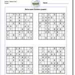 These Printable Sudoku Puzzles Range From Easy To Hard, Including   Free Printable Sudoku 6 Per Page