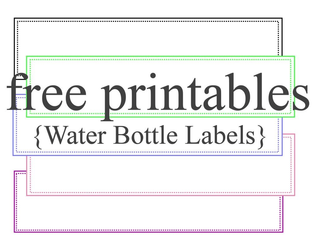 This Is Super Awesome Sight With Tons Of Free Printable Templates - Free Printable Water Bottle Label Template
