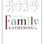 Time For A Family Gathering   Free Printable Family Reunion   Free Printable Family Reunion Invitations