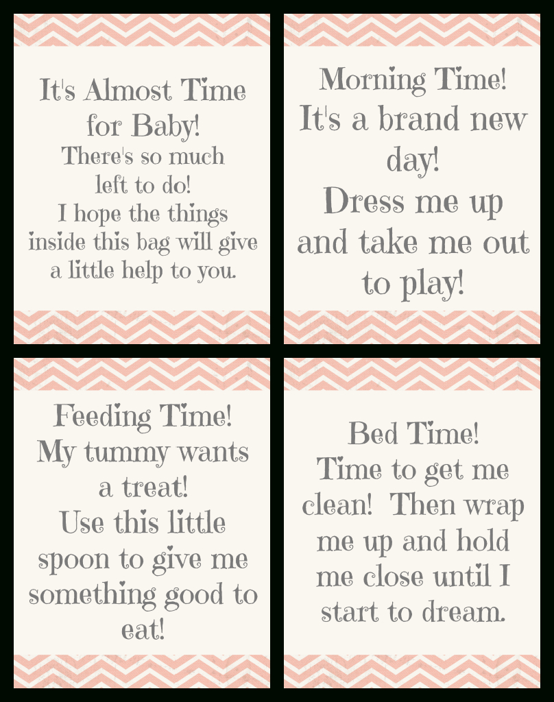 Time For Baby&amp;quot; Shower Gift + Free Printable Gift Tags | Gift Ideas - Free Printable Baby Shower Gift Tags
