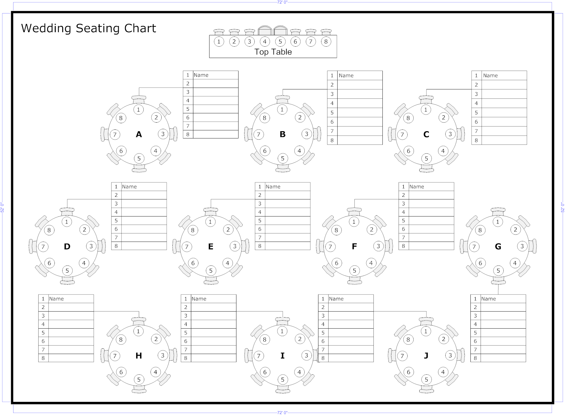 Tips To Seat Your Wedding Guests | Wedding Ideas | Seating Chart - Free Printable Wedding Seating Chart Template