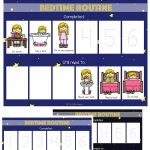 Toddler Bedtime Routine Chart Sequencing Activity   Fun With Mama   Free Printable Bedtime Routine Chart