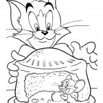 Tom Jerry Pencil Drawings Coloring Page 01 | Tom And Jerry Coloring   Free Printable Tom And Jerry Coloring Pages