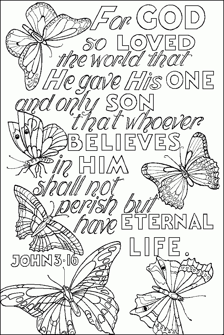 Top 10 Free Printable Bible Verse Coloring Pages Online | Coloring - Free Printable Bible Coloring Pages With Verses