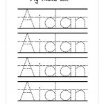 Trace Your Name Worksheet Free | Handwriting/journaling | Name   Free Printable Name Tracing Worksheets For Preschoolers
