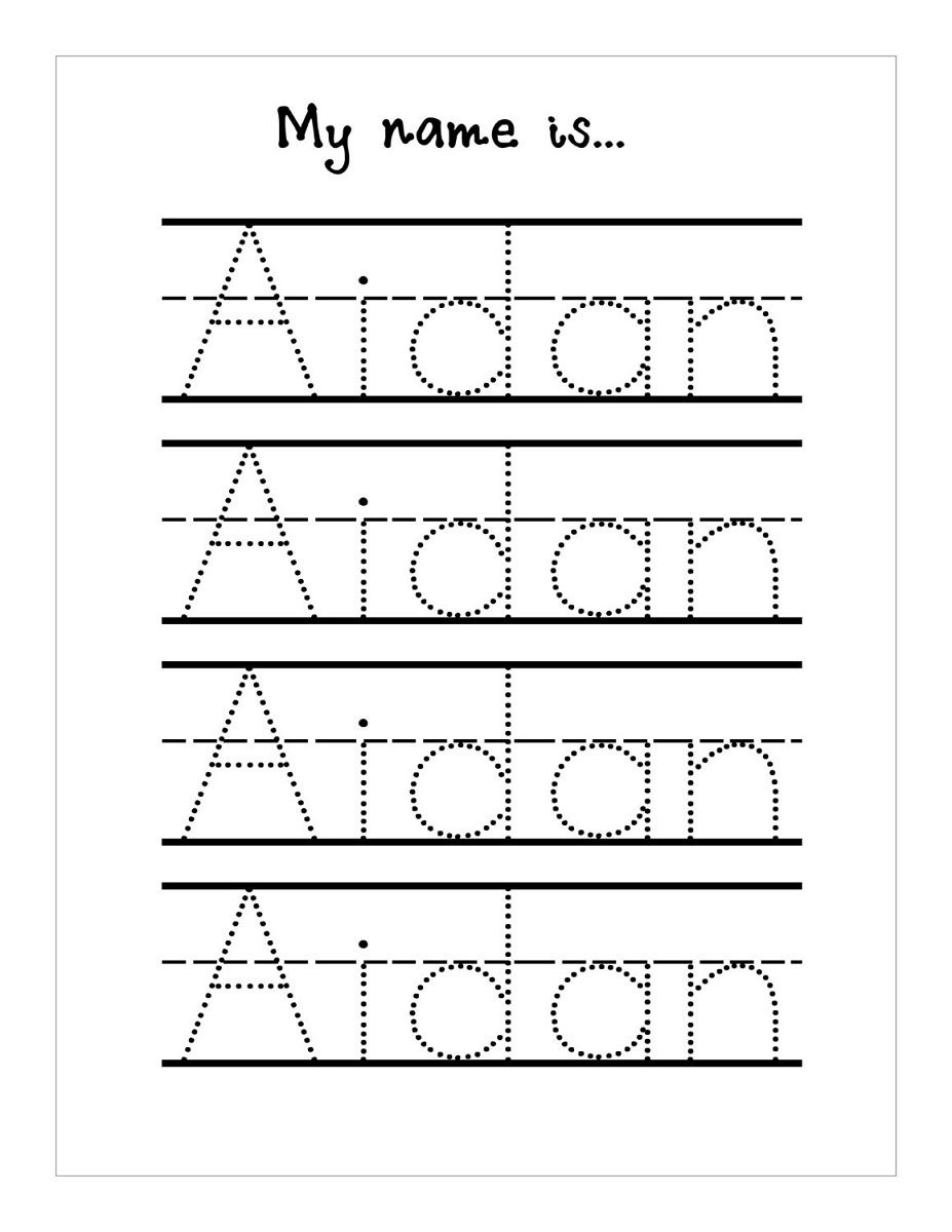 Trace Your Name Worksheet Free | Handwriting/journaling | Name - Free Printable Name Tracing Worksheets For Preschoolers