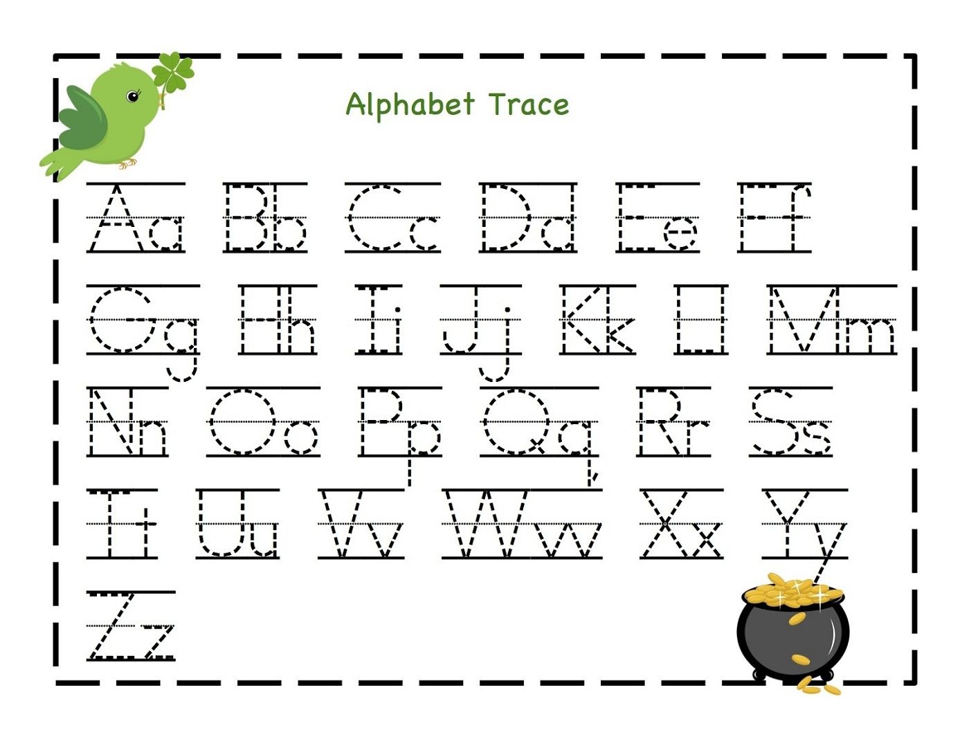 Traceable Letter Worksheets To Print | Schoolwork For Taj And Bre - Free Printable Tracing Letters And Numbers Worksheets