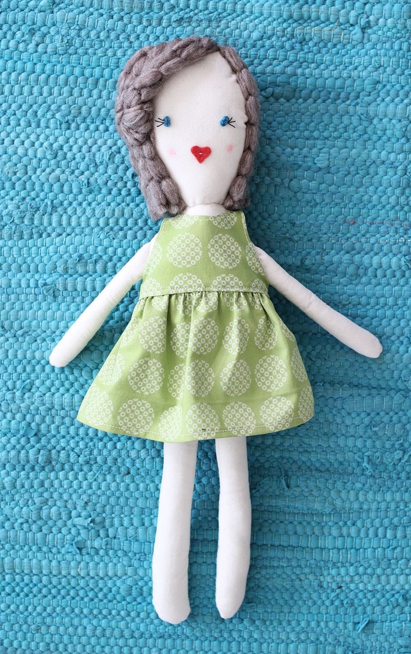Traditional Rag Doll Diy | Crafts And Stuffed Creations | Diy Rag - Free Printable Cloth Doll Sewing Patterns