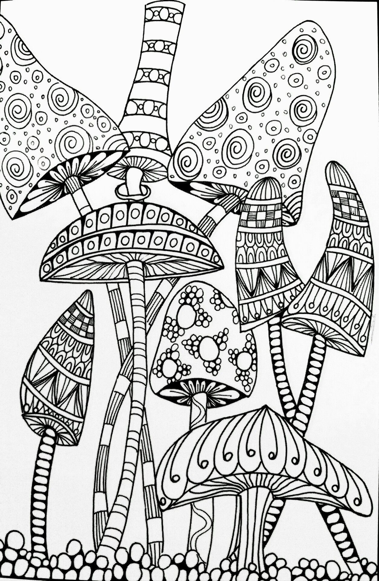 Free Printable Mushroom Coloring Pages | Free Printable A to Z