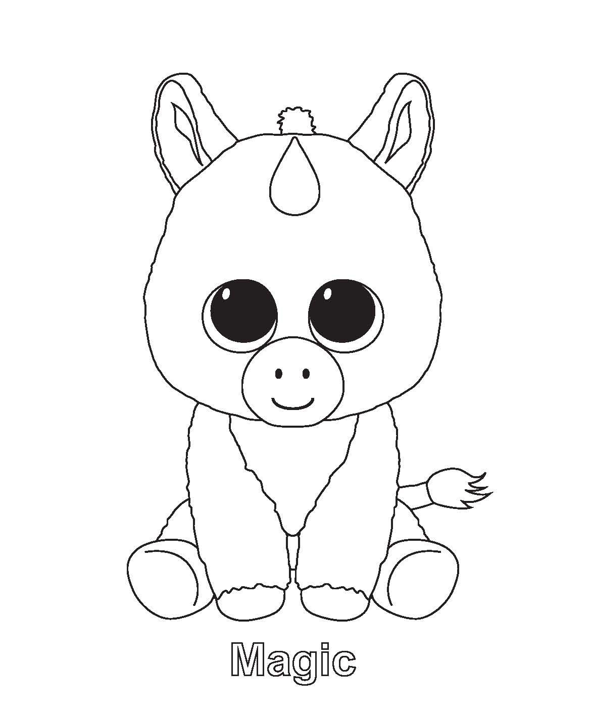 Ty Beanie Boo Coloring Pages Download And Print For Free | C&amp;#039;s Pet - Free Printable Beanie Boo Coloring Pages