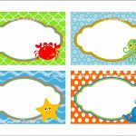 Under The Sea Food Labels Free Printable Tags   Imagestack   Free Printable Sea Creature Templates