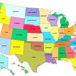 United States Map Labeled With Capitals And Travel Information   Free Printable Labeled Map Of The United States