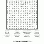 Universities Printable Word Search Puzzle   Free Printable Word Search Puzzles