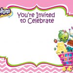 Updated   Free Printable Shopkins Birthday Invitation | Free   Free Printable Shopkins Invitations