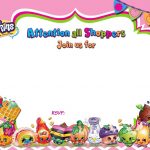 Updated   Free Printable Shopkins Birthday Invitation | Free   Free Printable Shopkins Invitations