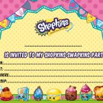 Updated   Free Printable Shopkins Birthday Invitation Template   Free Printable Shopkins Invitations