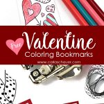 Valentine Heart Bookmarks To Print And Color | Carla Schauer Designs   Free Printable Valentine Bookmarks