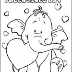 Valentines Day Coloring Page   Disney Valentines Day Coloring Pages   Free Printable Disney Valentine Coloring Pages