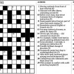 Variety: Cryptic Crossword   The New York Times   Free Printable Ny Times Crossword Puzzles