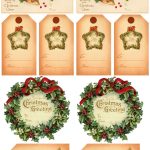 Vintage Christmas Gift Tags | Vintage Printables | Christmas Gift   Free Printable Vintage Christmas Clip Art
