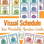 Visual Schedule   Free Printable Routine Cards   Natural Beach Living   Free Printable Picture Cards