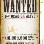 Wanted Vintage Western Poster Stock Vector   Illustration Of Brown   Free Printable Wanted Poster Old West