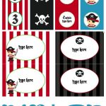 We Heart Parties: Free Printables Pirate Party Free Printables   Free Printable Pirate Cupcake Toppers