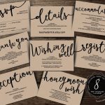 Wedding Insert Cards Pdf Template (Instant Download), Enclosure Card   Free Printable Registry Cards
