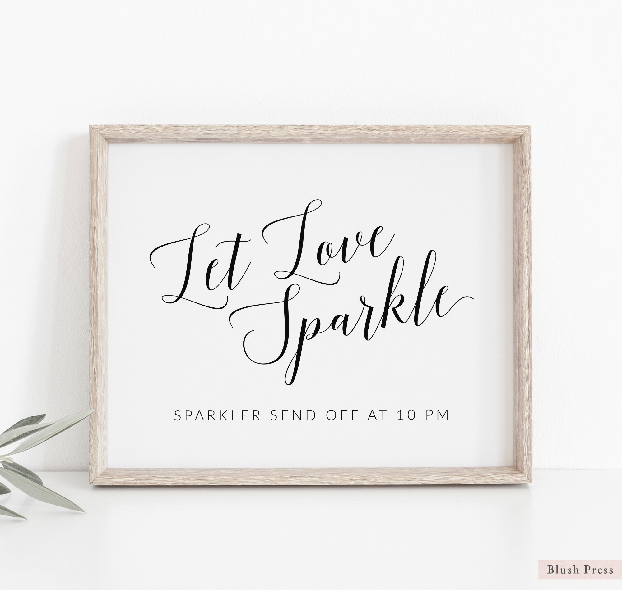 Wedding Sparkler Send Off Sign Template Printable Wedding Let | Etsy - Free Printable Wedding Sparkler Sign