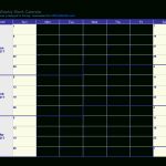 Weekly Calendar Spreadsheet Free Printable Custom Templates At Bi   Free Printable Spreadsheet