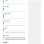 Weekly Meal Planner Printable – Weekly Menu Free Printable