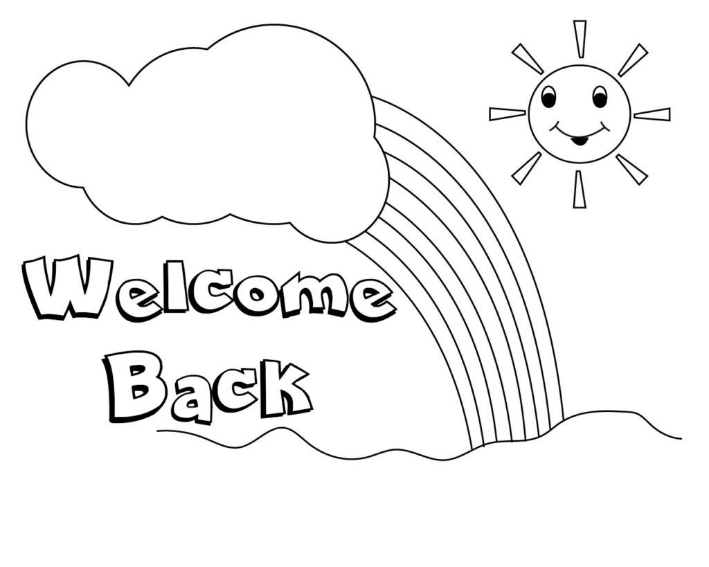 Welcome Back Coloring Pages To Print | Free Coloring Pages - Free Printable Welcome Cards