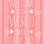 Welcome To The World   Free Baby Shower & New Baby Card | Greetings   Free Printable Welcome Cards