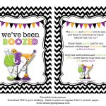 We've Been Boozed! {Free Printable} | Miscellaneous | Halloween   You Ve Been Boozed Free Printable