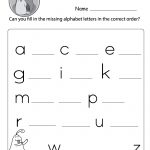 What Letters Are Missing? (Free Printable Worksheet)   Doozy Moo   Free Printable Homework Worksheets