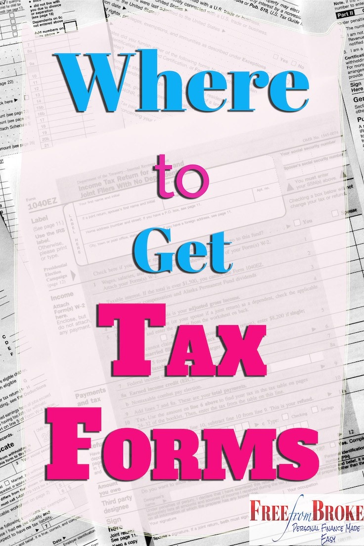 Where Can I Get Irs Tax Forms And Options To File Free - Free Printable Irs 1040 Forms