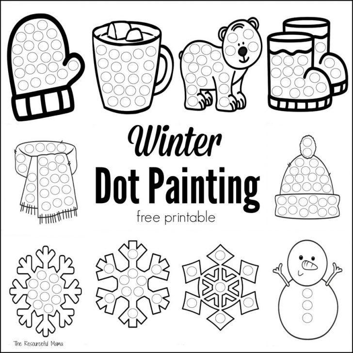 Free Printable Winter Preschool Worksheets