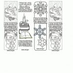 Winter Holiday Bookmarks   Teachervision   Free Printable Christmas Bookmarks To Color