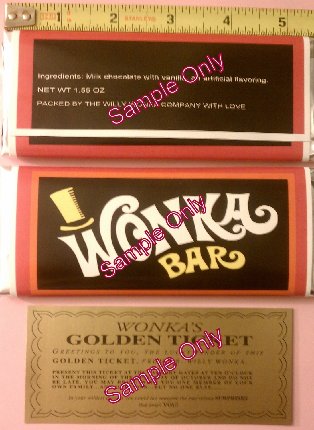 Wonka Bar Wrapper Template. Bar Wrapper Template Wonka Bar Wrappers - Free Printable Wonka Bar Wrapper Template