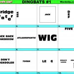 Words Up? Dingbat Puzzles   Free Printable Word Winks